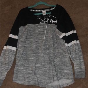 Pink Varsity Sweater